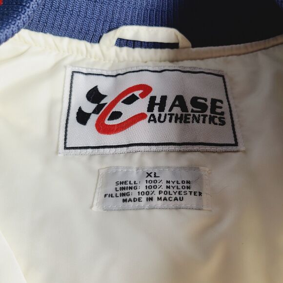 Vintage Chase Authentics Mobile 1 Jeremy Mayfield #12 NASCAR Snap Jacket Size XL - Picture 4 of 11